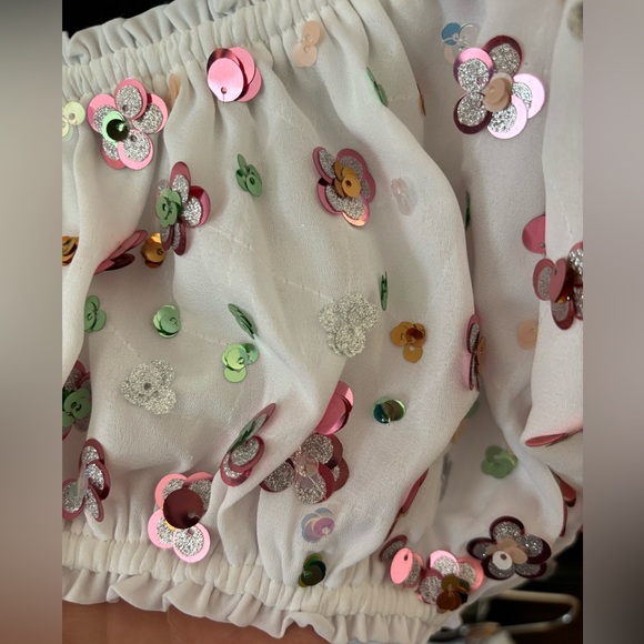 NWT For Love and Lemons Cold Hearted Crop Top - Picture 6 of 6